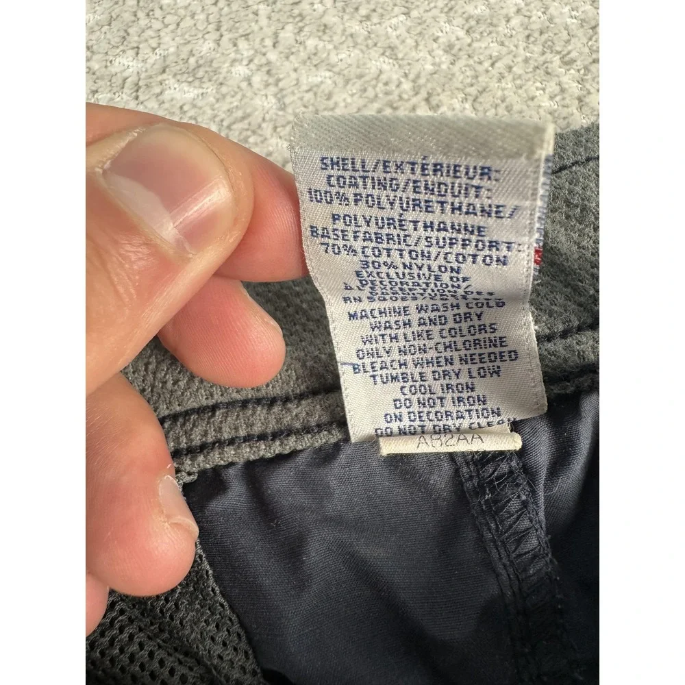 Old Navy‎ Shorts Mens Large Navy Army Cargo Hiking Belted Elastic Waist Pockets
